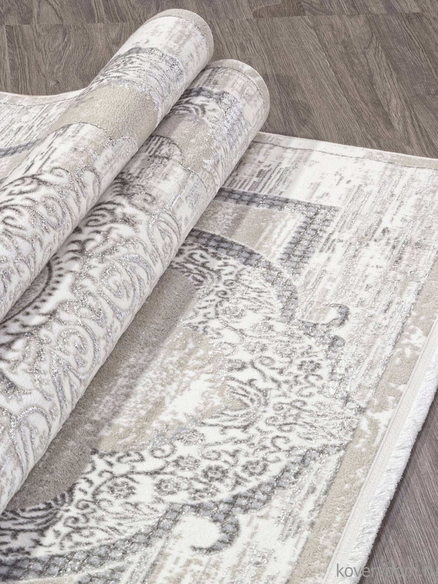 Ковер ALFANI Q018A GREY FDY / CREAM SHRINK Ковер ALFANI Q018A GREY FDY / CREAM SHRINK