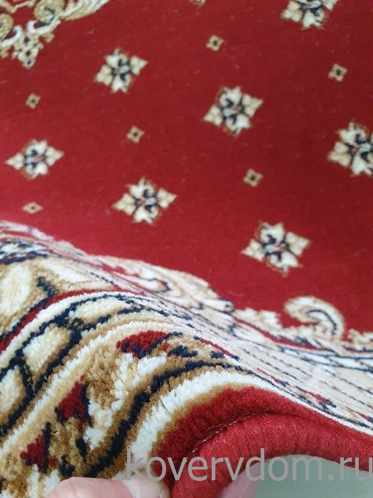 Ковровая дорожка 41812-04 красно-бордовая