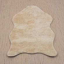 Круглый ковер из искусственного меха Chic 1000A BEIGE_2000 шкура