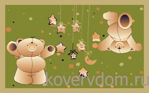 Детский ковер Пушистые медвежата 4284-72