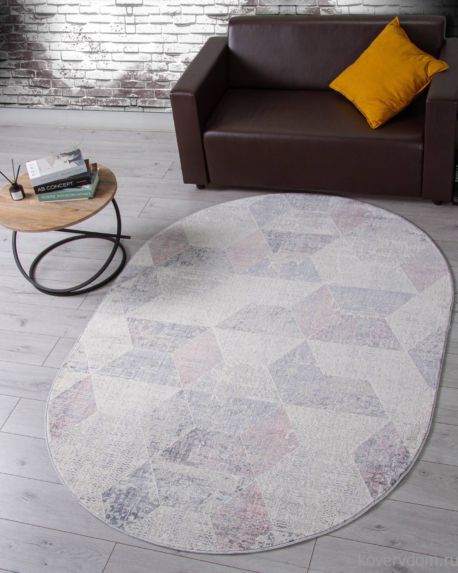 Ковер ZUMMA F257 PINK Овал Ковер ZUMMA F257 PINK Овал