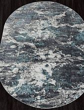 Круглый ковер SAFARI 02463H BLUE / GREY Овал