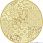 Рельефный ковер из вискозы RIMINI 5068 191875a beige КРУГ