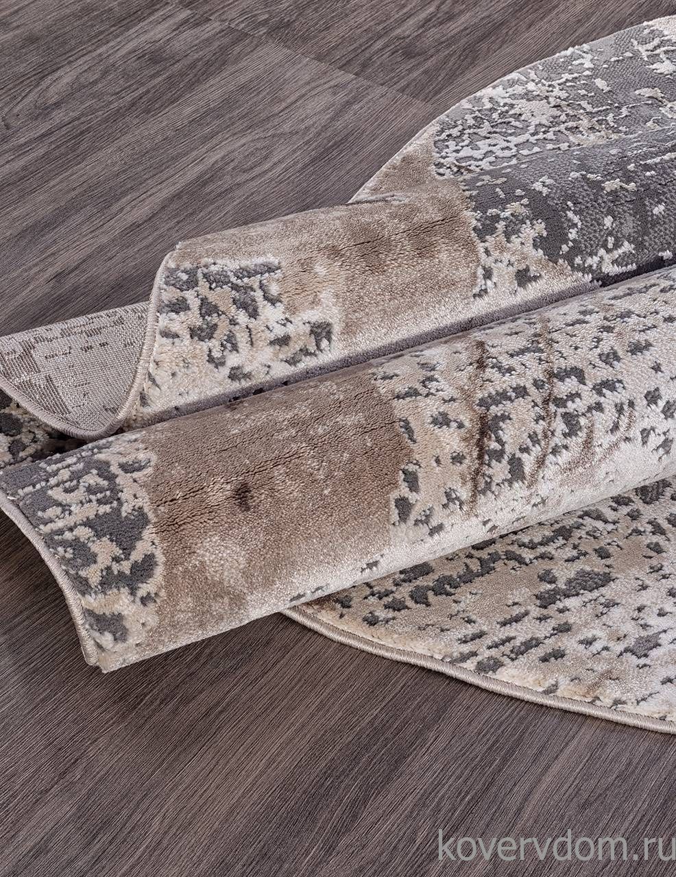 Ковер ARMINA 04022C GREY / BROWN Круг Ковер ARMINA 04022C GREY / BROWN Круг