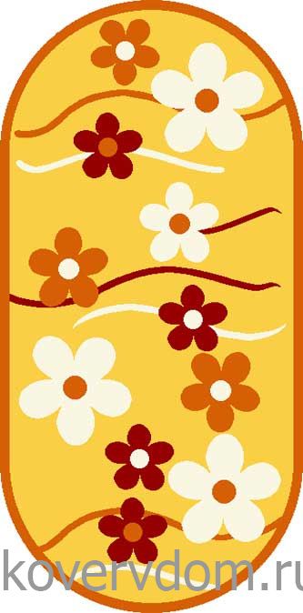 Ковер SUNRISE v117 YELLOW-ORANGE Овал Ковер SUNRISE v117 YELLOW-ORANGE Овал
