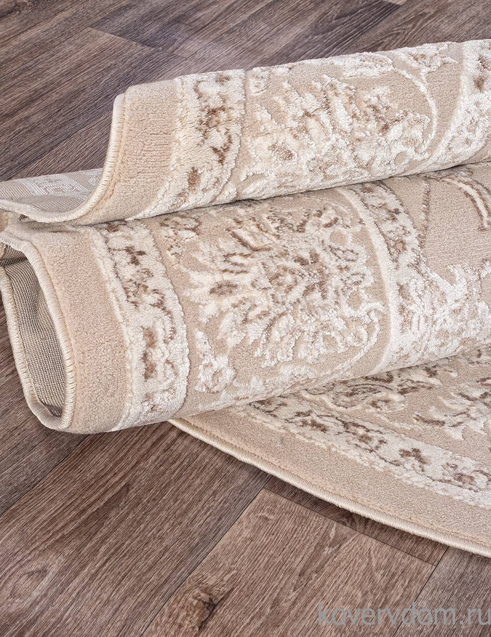 Ковер TOKIO 17483A D.BEIGE / L.BEIGE Овал Ковер TOKIO 17483A D.BEIGE / L.BEIGE Овал