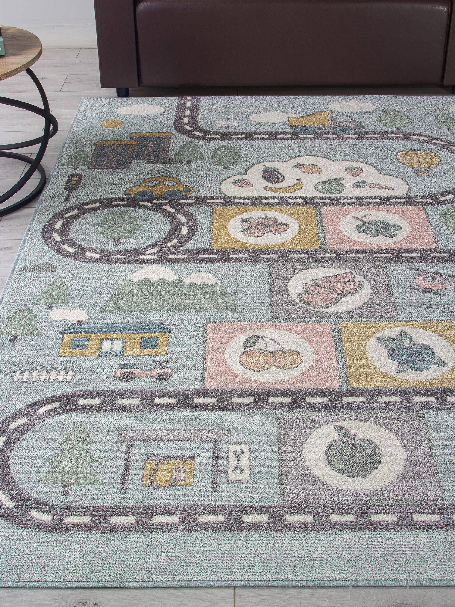 Ковер с дорогами IZUMRUD C214 MULTICOLOR