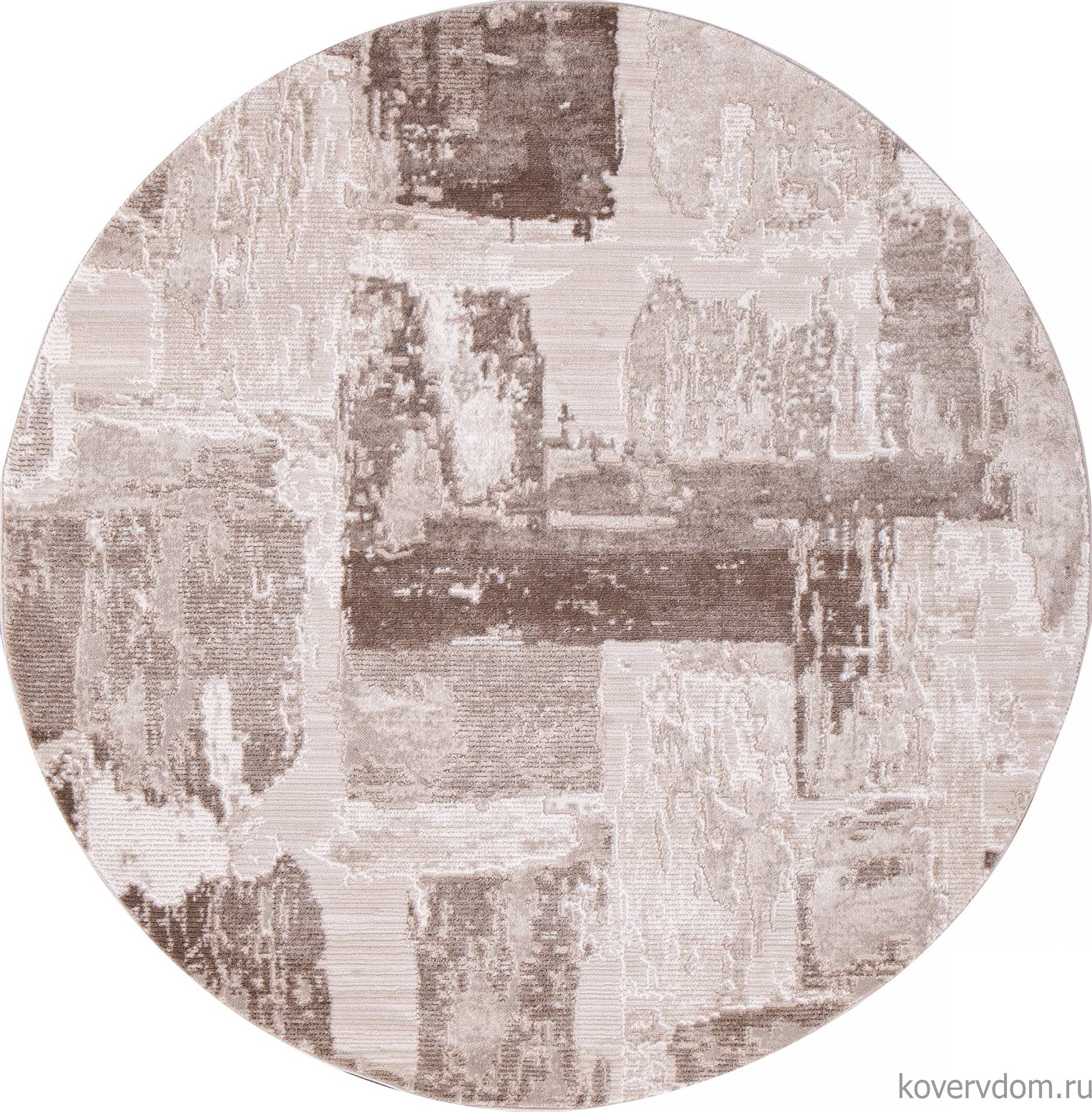 Ковер ARMINA 03710A BROWN / BROWN Круг Ковер ARMINA 03710A BROWN / BROWN Круг