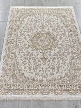 Ковер с бахромой MOSSO 27239A CREAM / GOLD