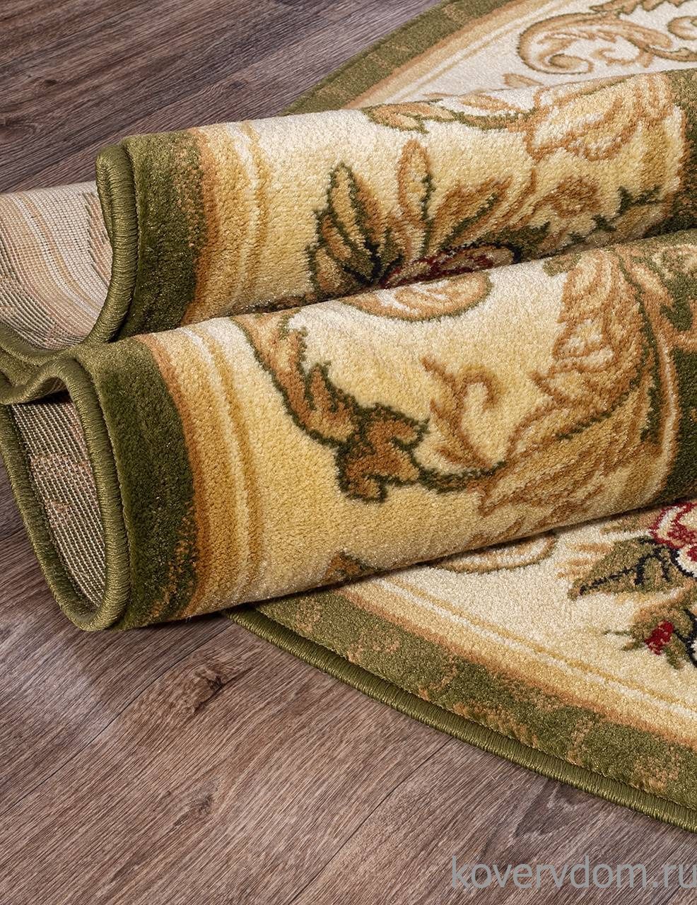 Ковер OLYMPOS D467 GREEN Овал