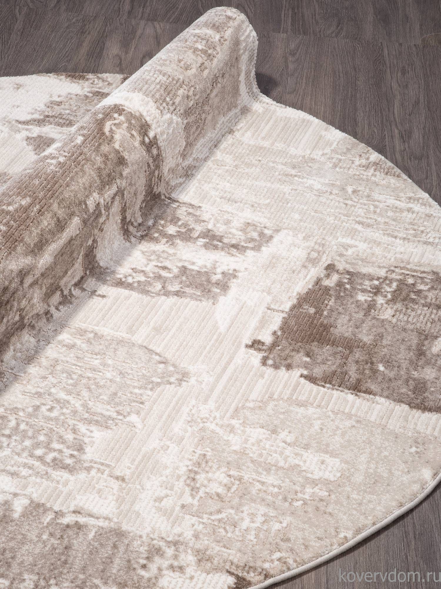 Ковер ARMINA 03710A BROWN / BROWN Круг Ковер ARMINA 03710A BROWN / BROWN Круг