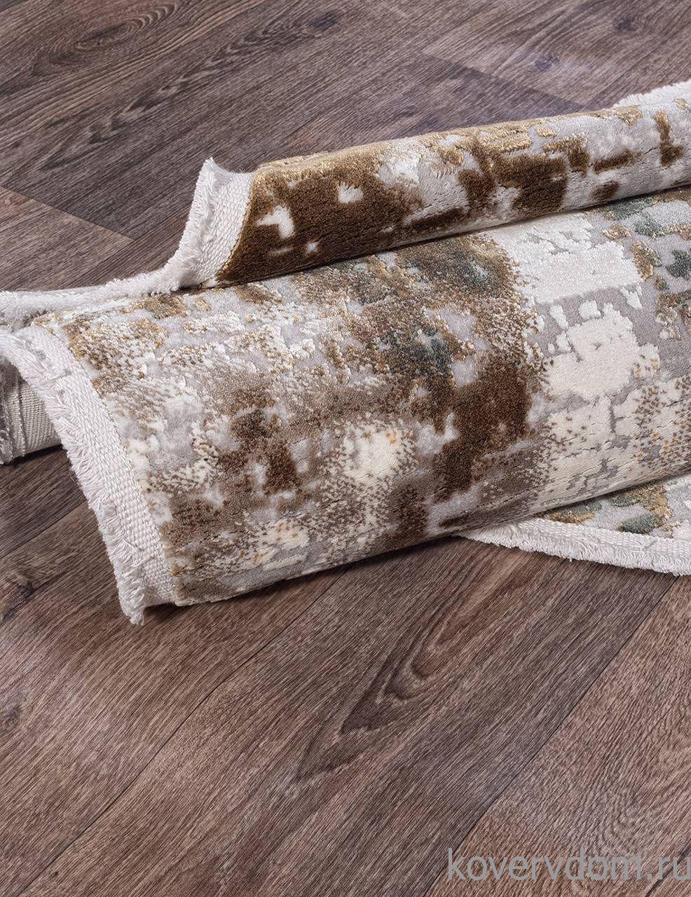 Ковер ALLURES 12104 CREAM / GREEN Круг Ковер ALLURES 12104 CREAM / GREEN Круг