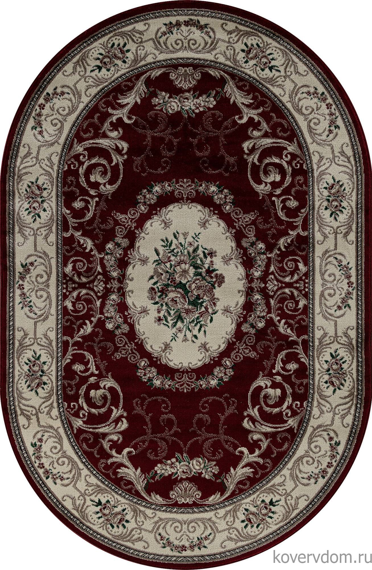Ковер COLIZEY D066 RED Овал
