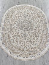 Овальный ковер MOSSO 27239A CREAM / NAVY Овал