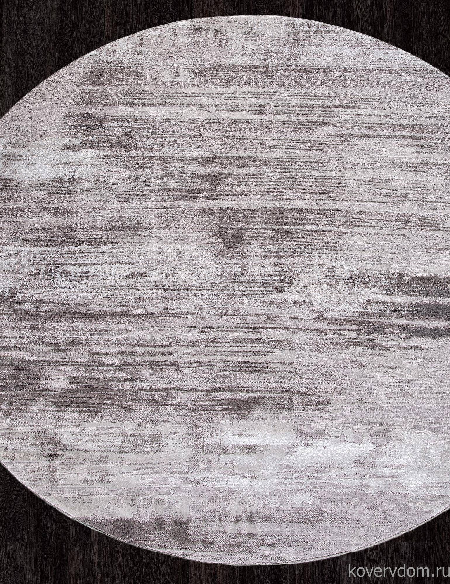 Ковер TEMPO 0129WD GREY / P.GREY Круг