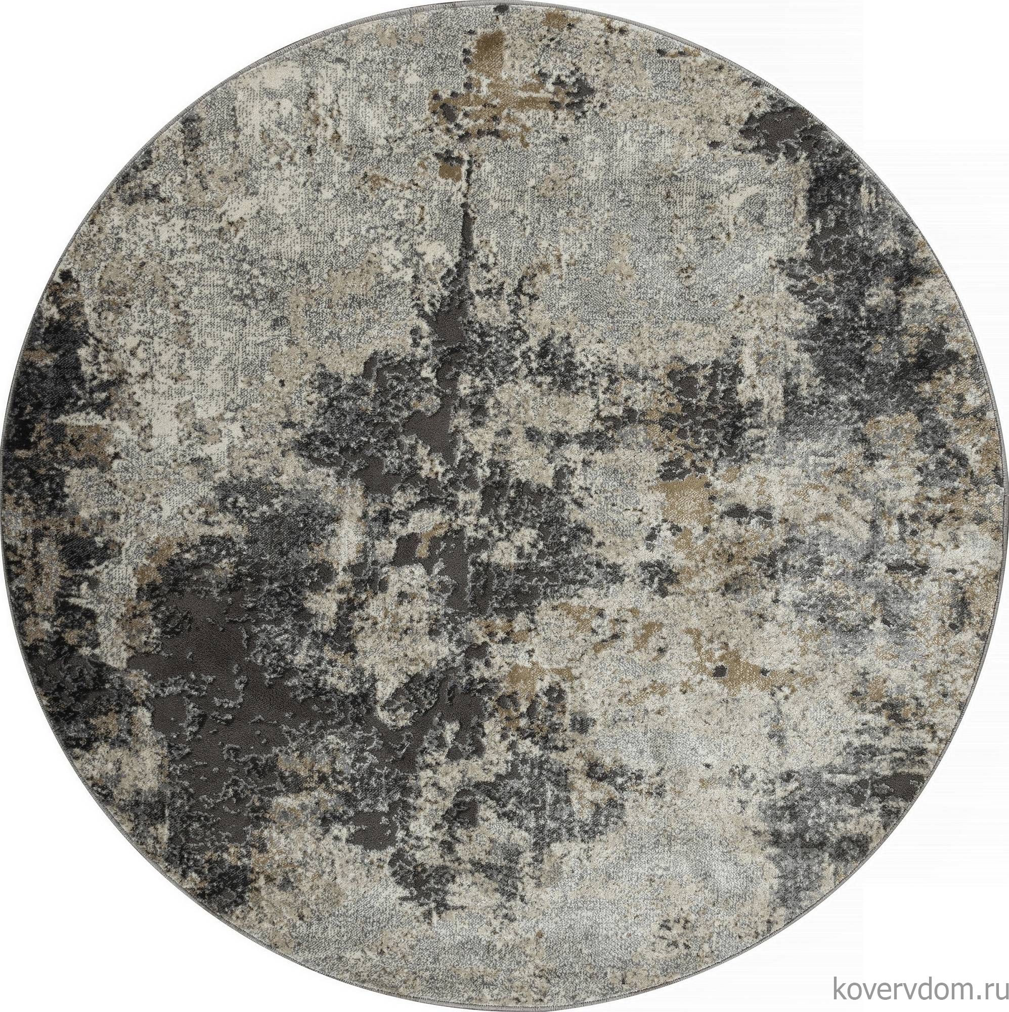 Ковер SERENITY D742 BEIGE-GRAY Круг