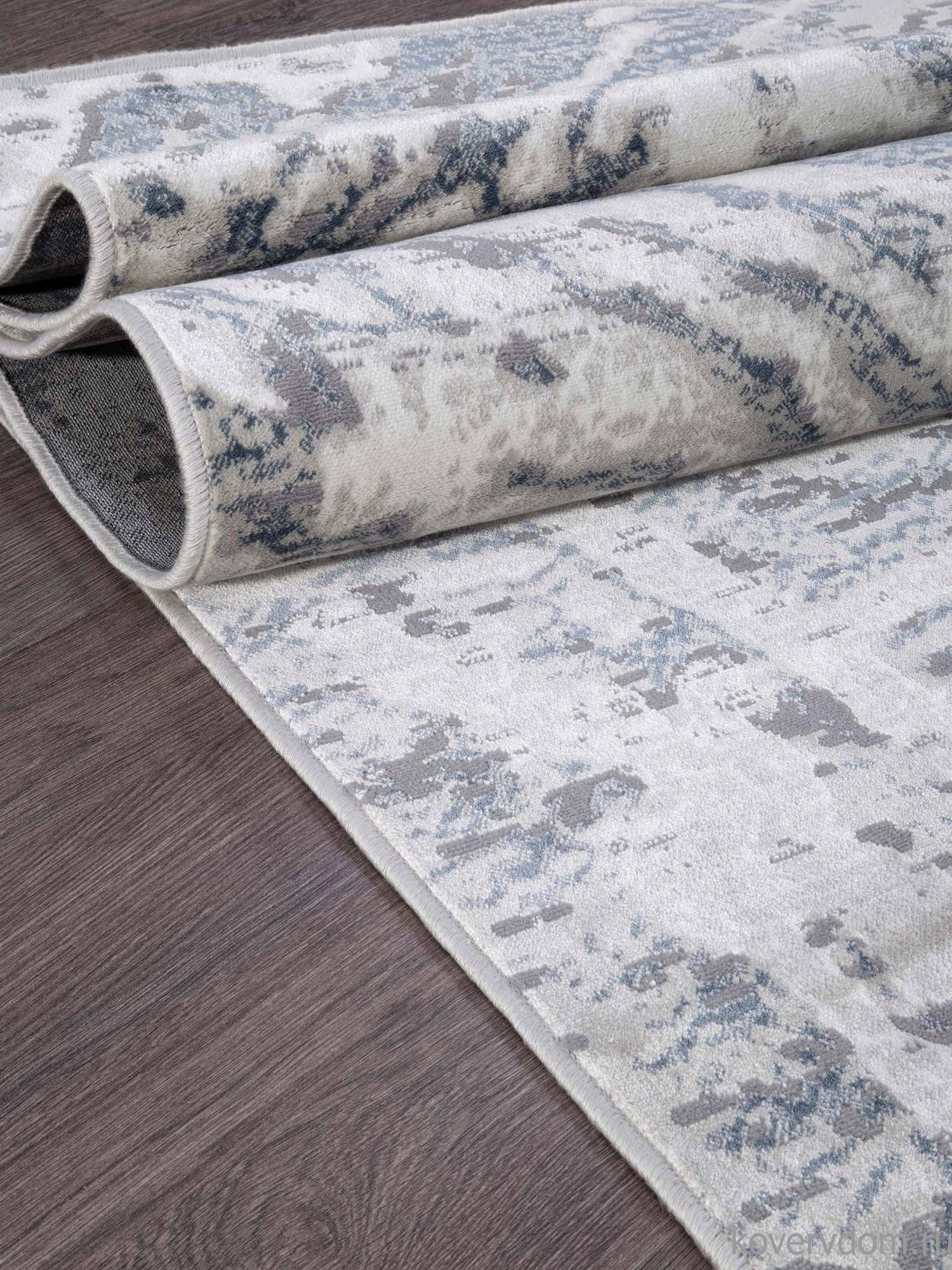 Ковер Euphoria 13102 SILVER-D.BLUE V Ковер Euphoria 13102 SILVER-D.BLUE V