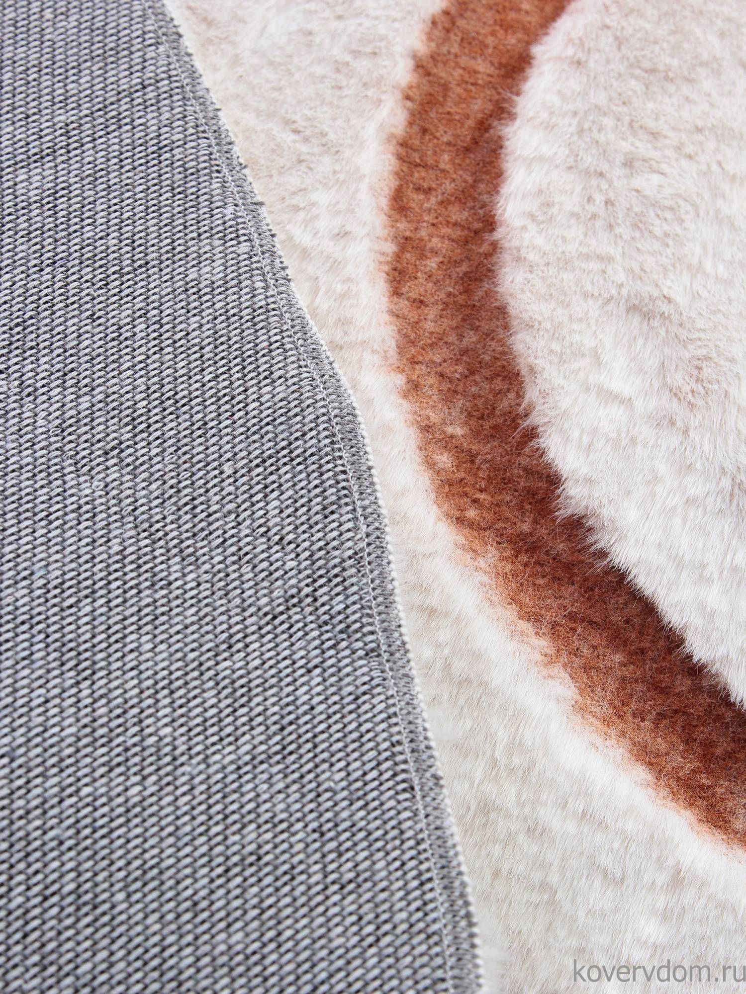 Ковер RABBIT CARVING PX4005 CREAM / TERRA Круг