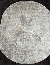 Пушистый круглый ковер SIRIUS F195 BEIGE Овал